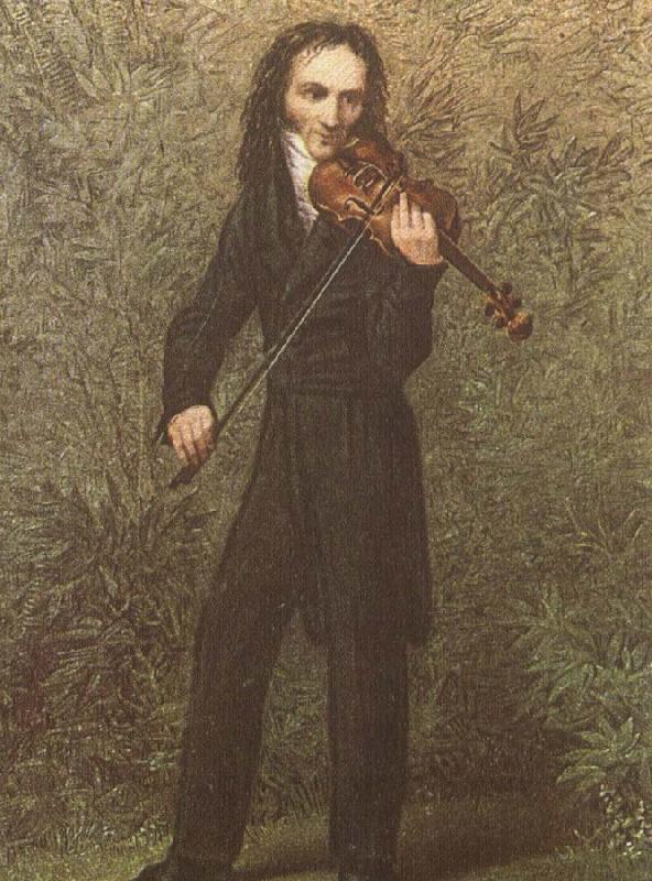 georges bizet the legendary violinist niccolo paganini in spired composers and performers oil painting picture
